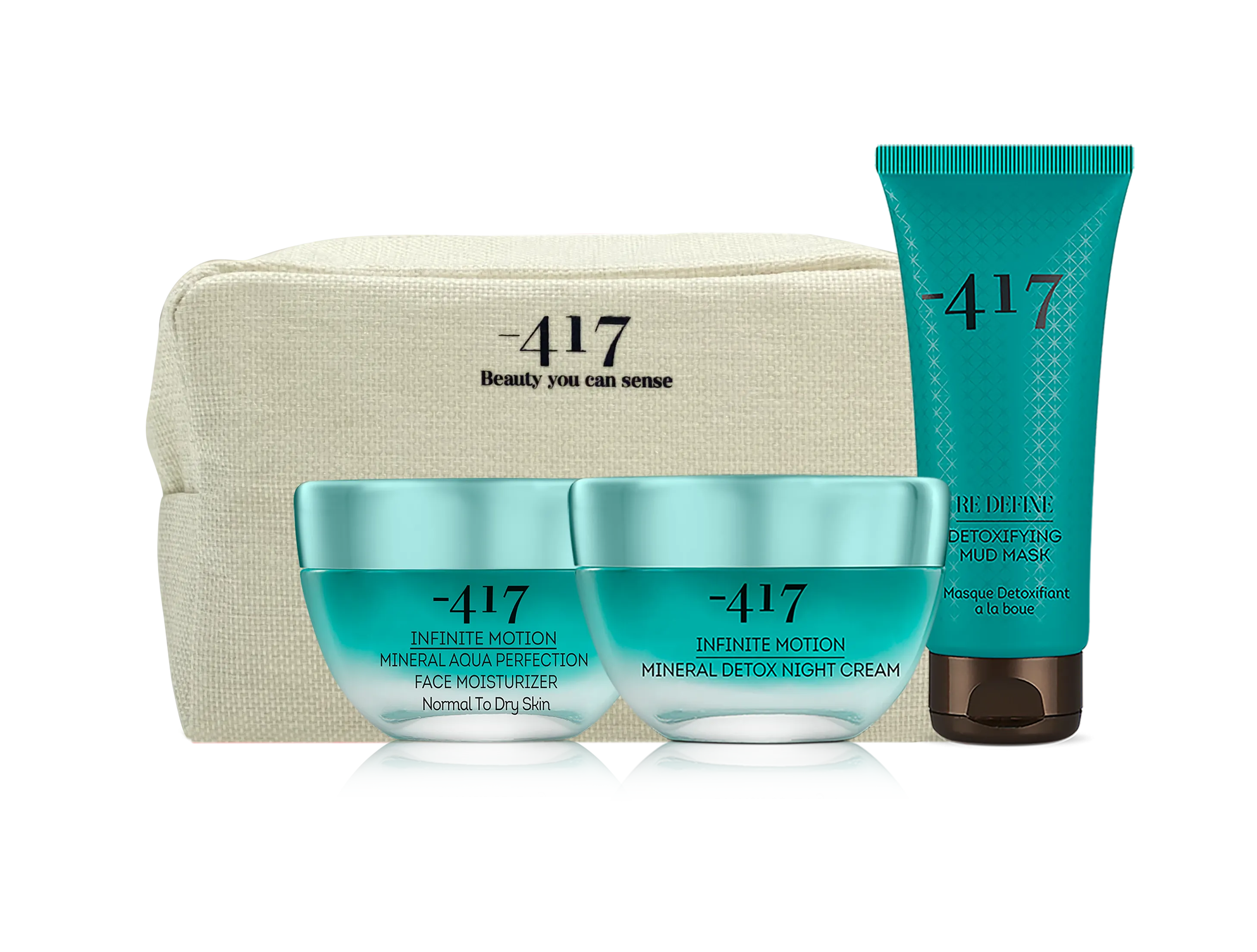 -417 Infinite Motion – My Day and Night Beauty Regimen with Dead Sea Mud - Set of 3