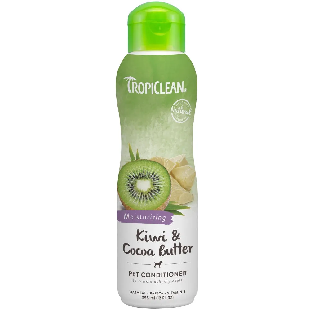 15% OFF: Tropiclean Moisturising Kiwi & Cocoa Butter Pet Conditioner