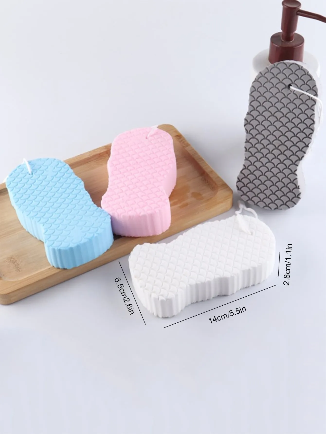 1pc Bath Exfoliating Sponge