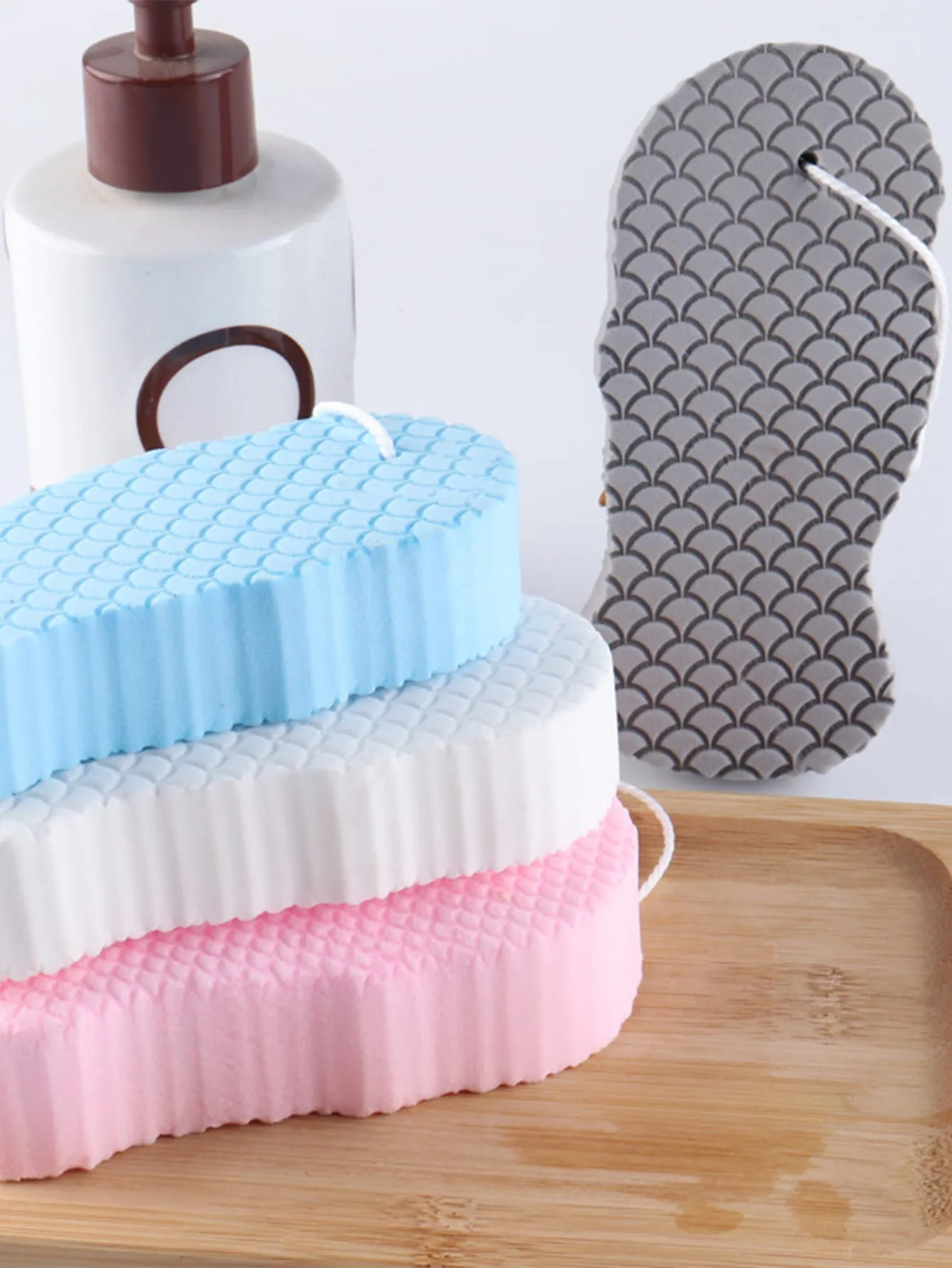 1pc Bath Exfoliating Sponge