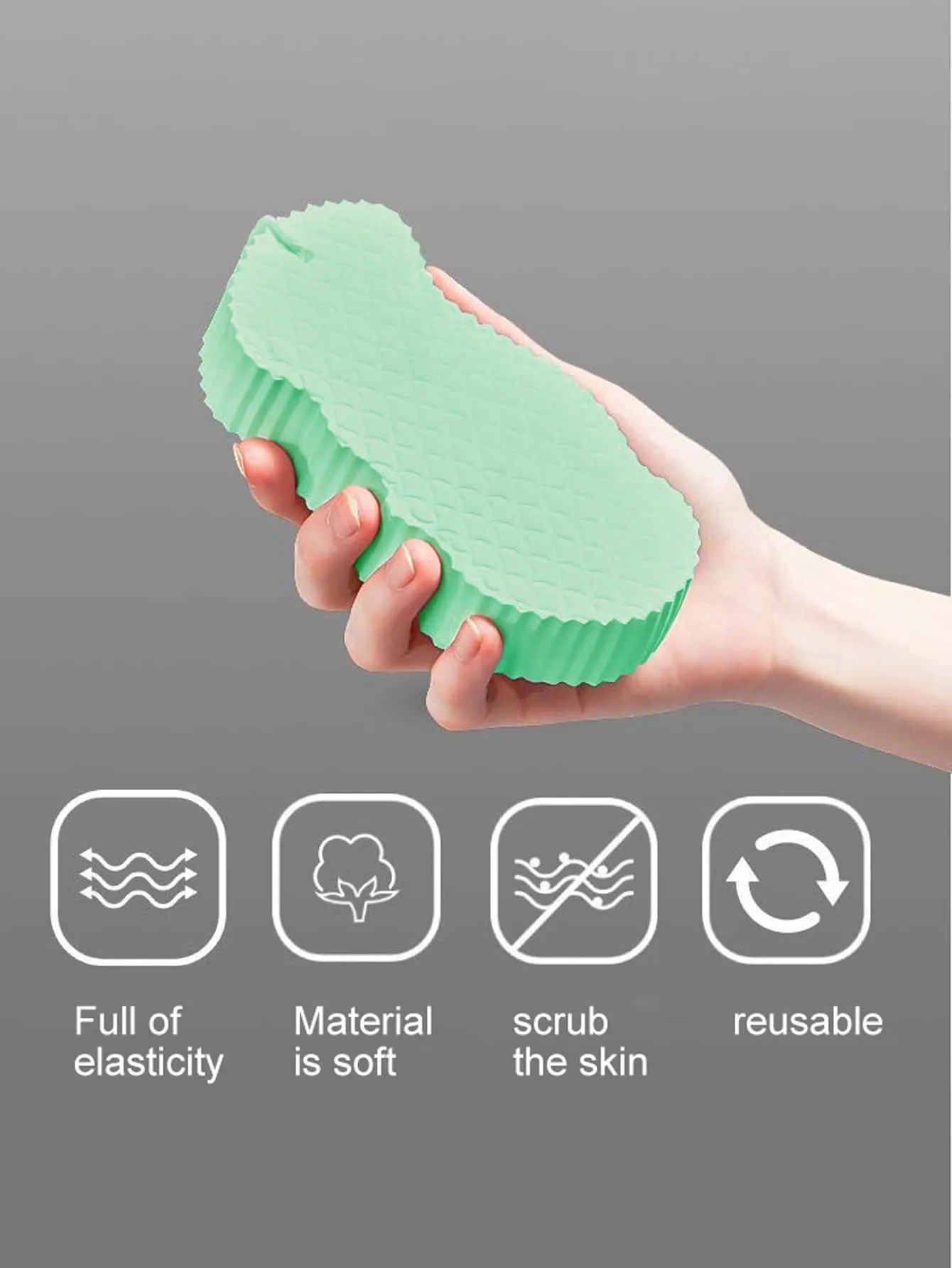 1pc Bath Exfoliating Sponge