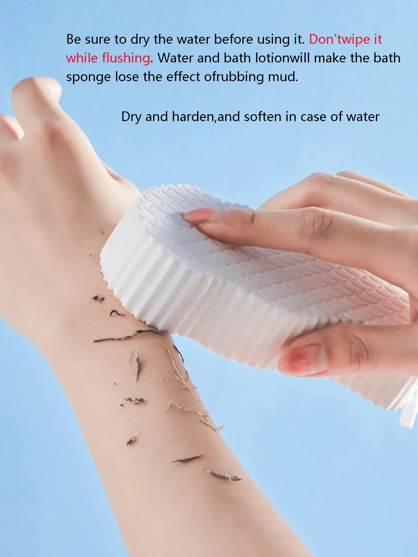 1pc Bath Exfoliating Sponge