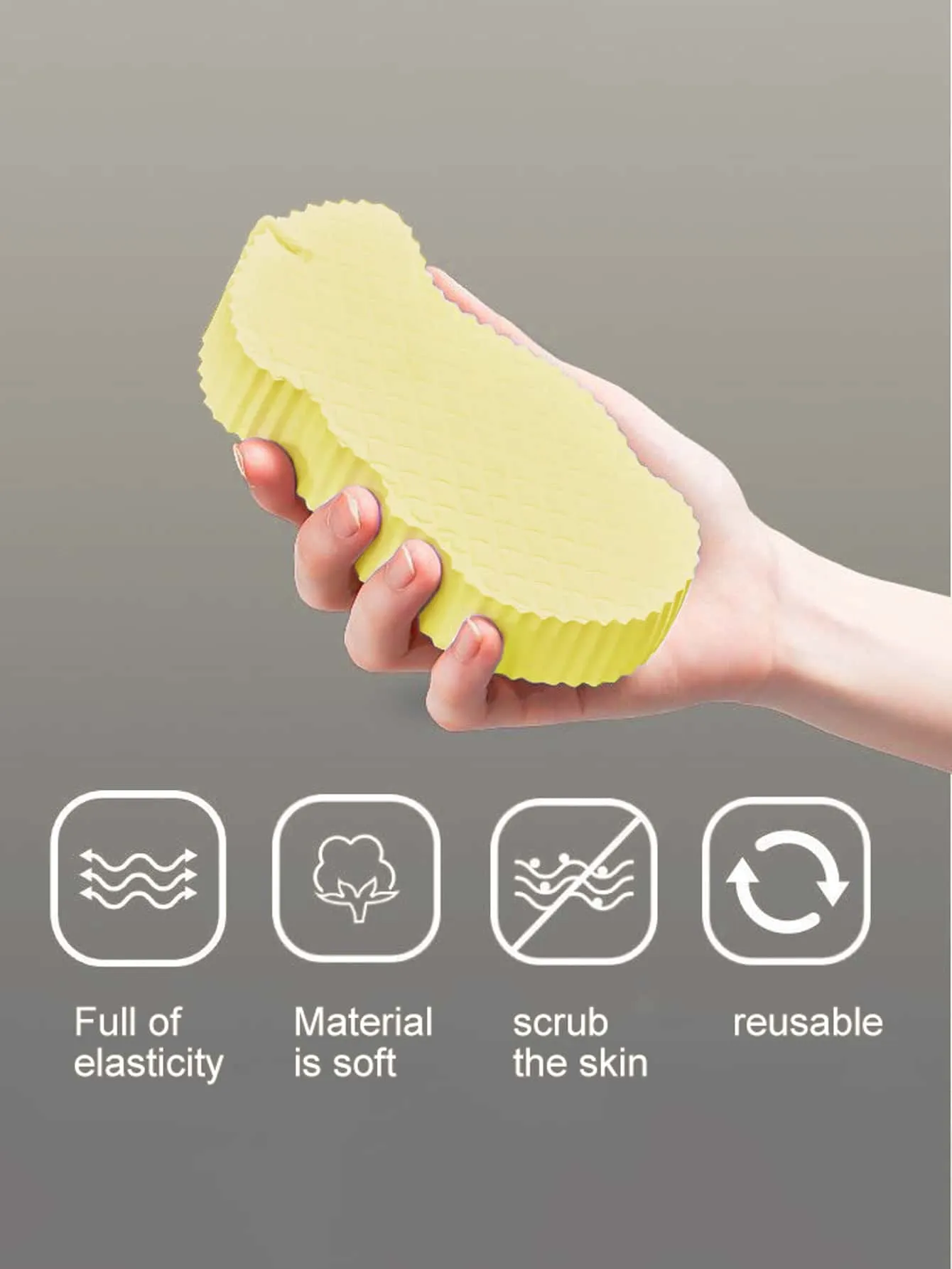 1pc Bath Exfoliating Sponge