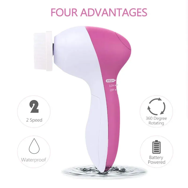 5 in 1 silicone cleanser, Deep Cleanser, pore cleanser, facial massage, skin care, waterproof makeup brush 2023 new