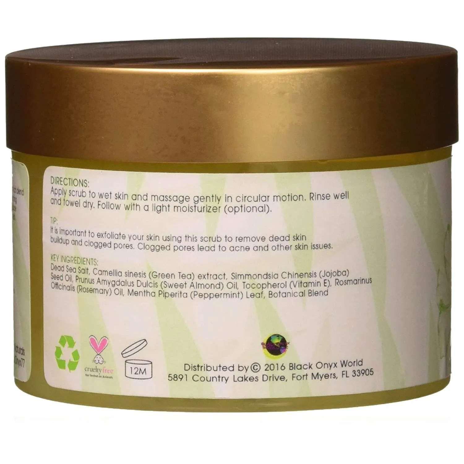 Alikay Naturals Green Tea Chai Face Scrub 236ml