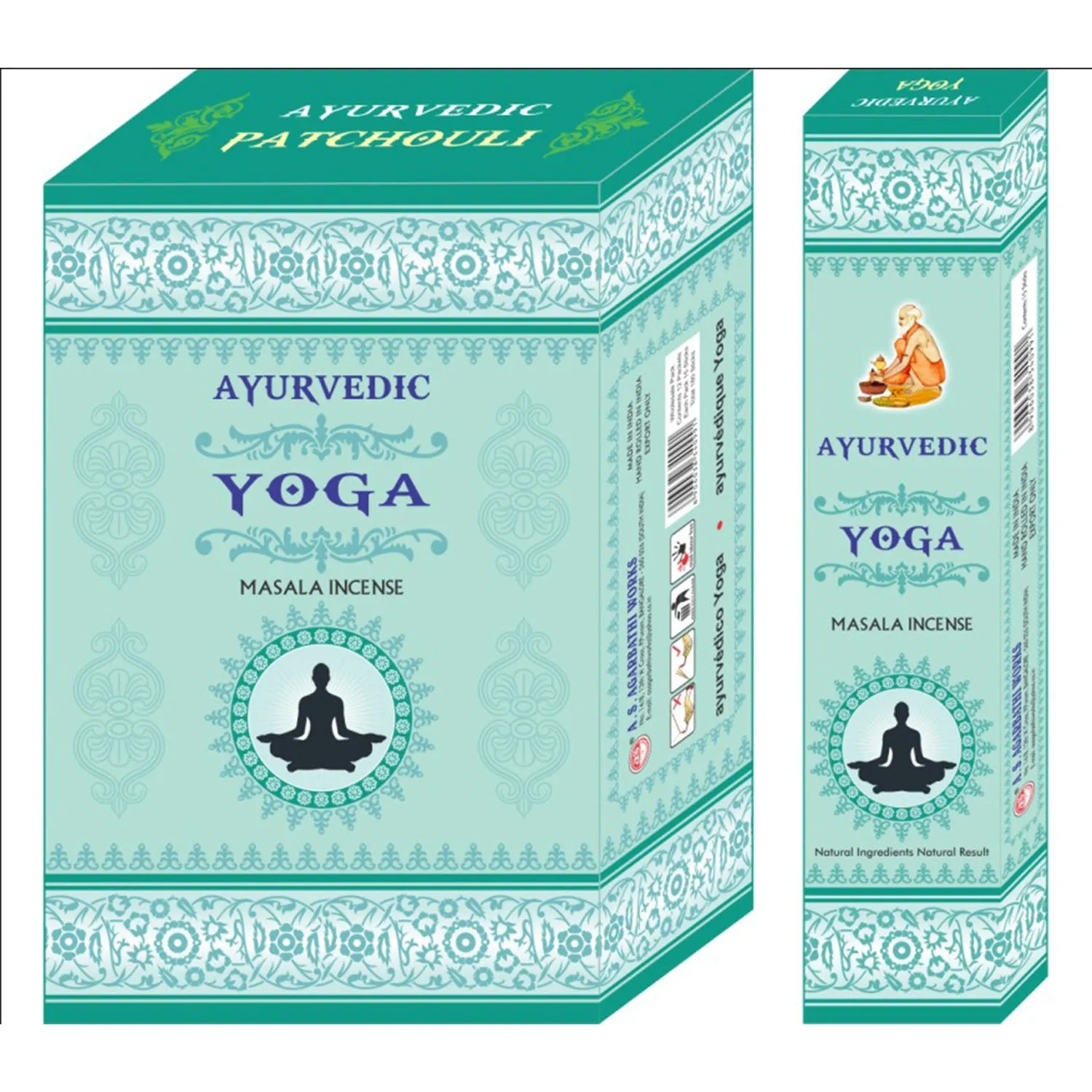 Ayurvedic Agarbatti Incense Sticks (Tuorquise Yoga)