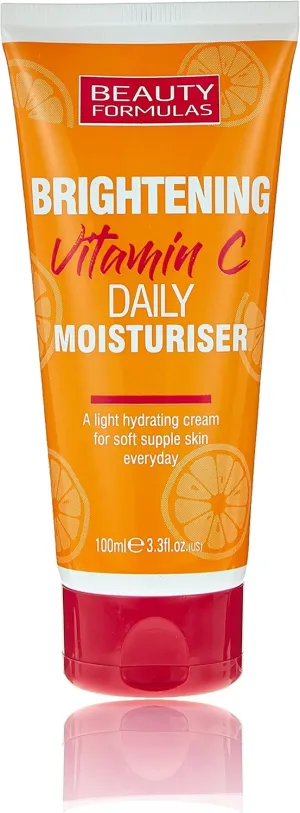 Beauty Formulas Brightening Daily Moisturiser With Vitamin C 100ml