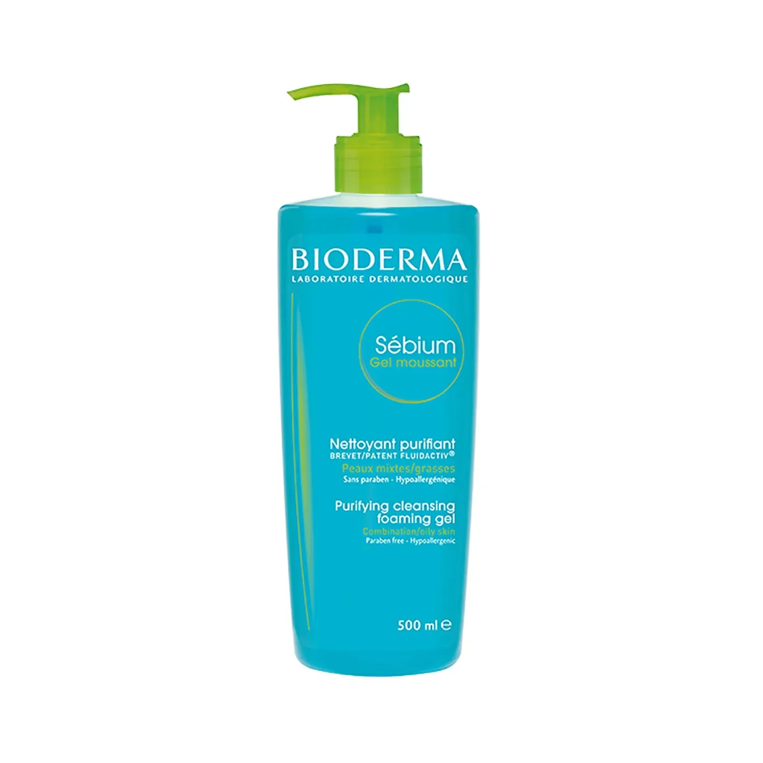 Bioderma Sebium Gel Moussant Purifying Cleansing Foaming Gel 500ml