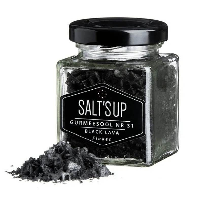 BLACK LAVA salt flakes