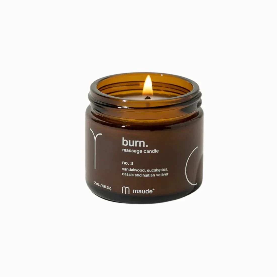 Burn no. 3 Massage Candle by Maude