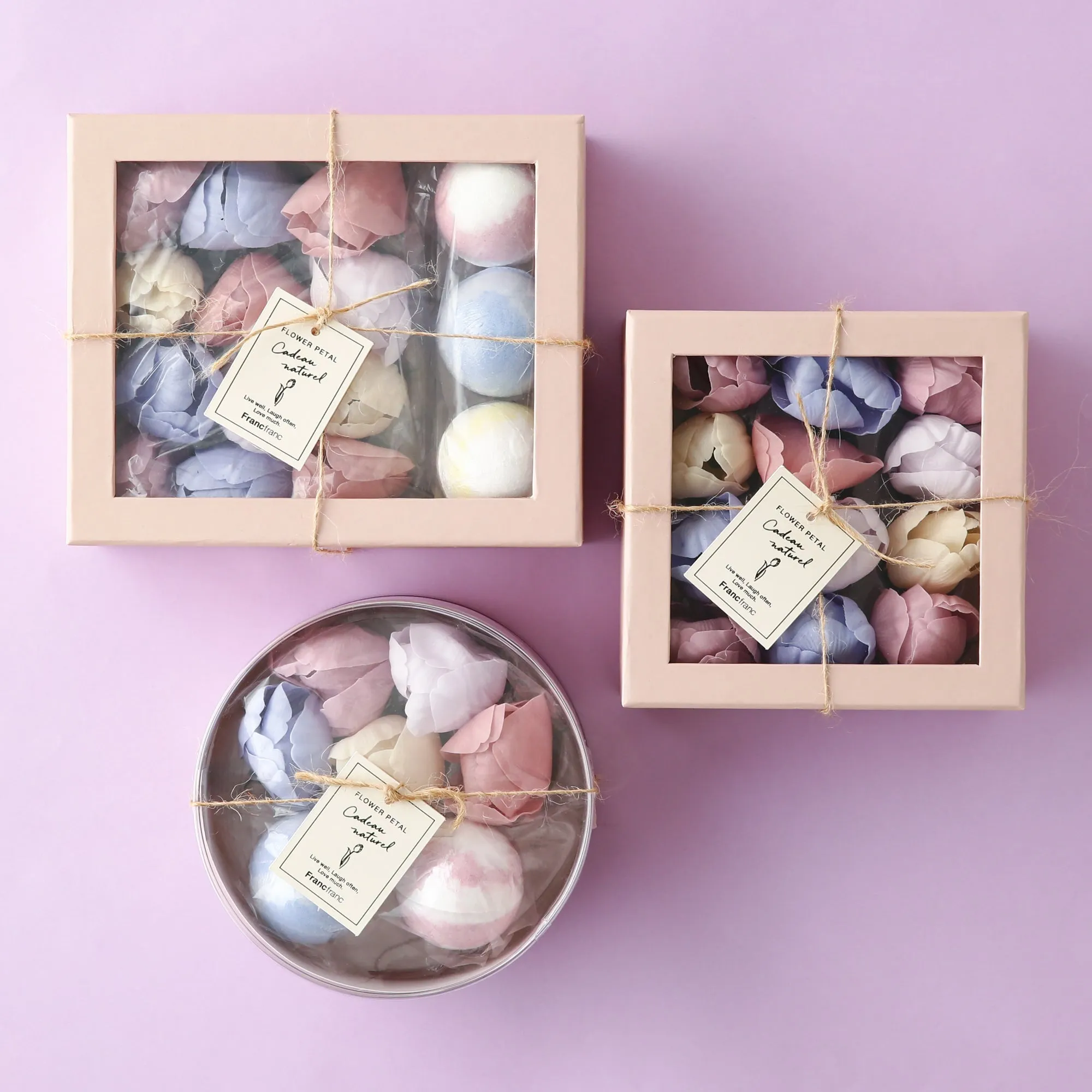 Cadeau Naturel Fizz&Petal Round