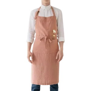 Cafe Creme Chef Linen Apron