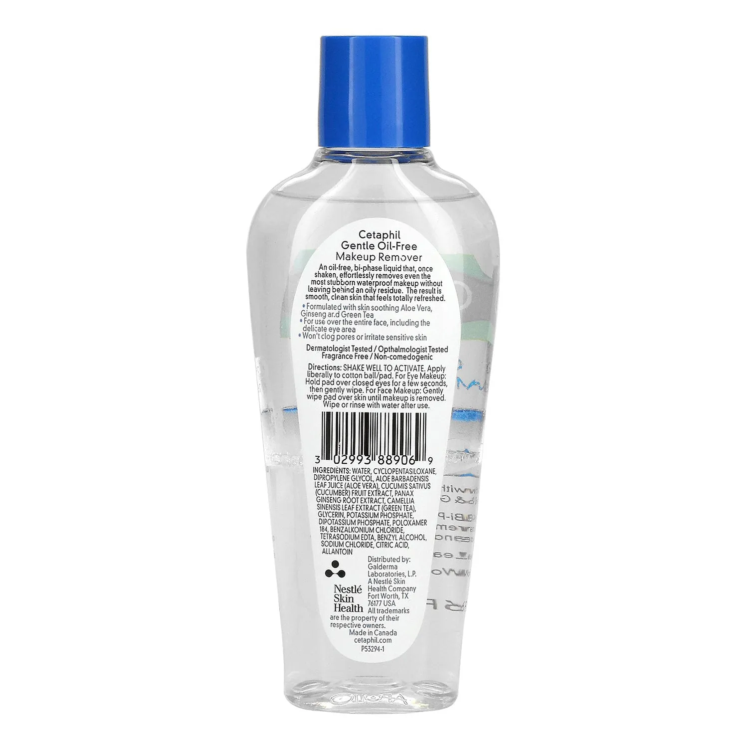 Cetaphil Gentle Waterproof Makeup Remover 6oz