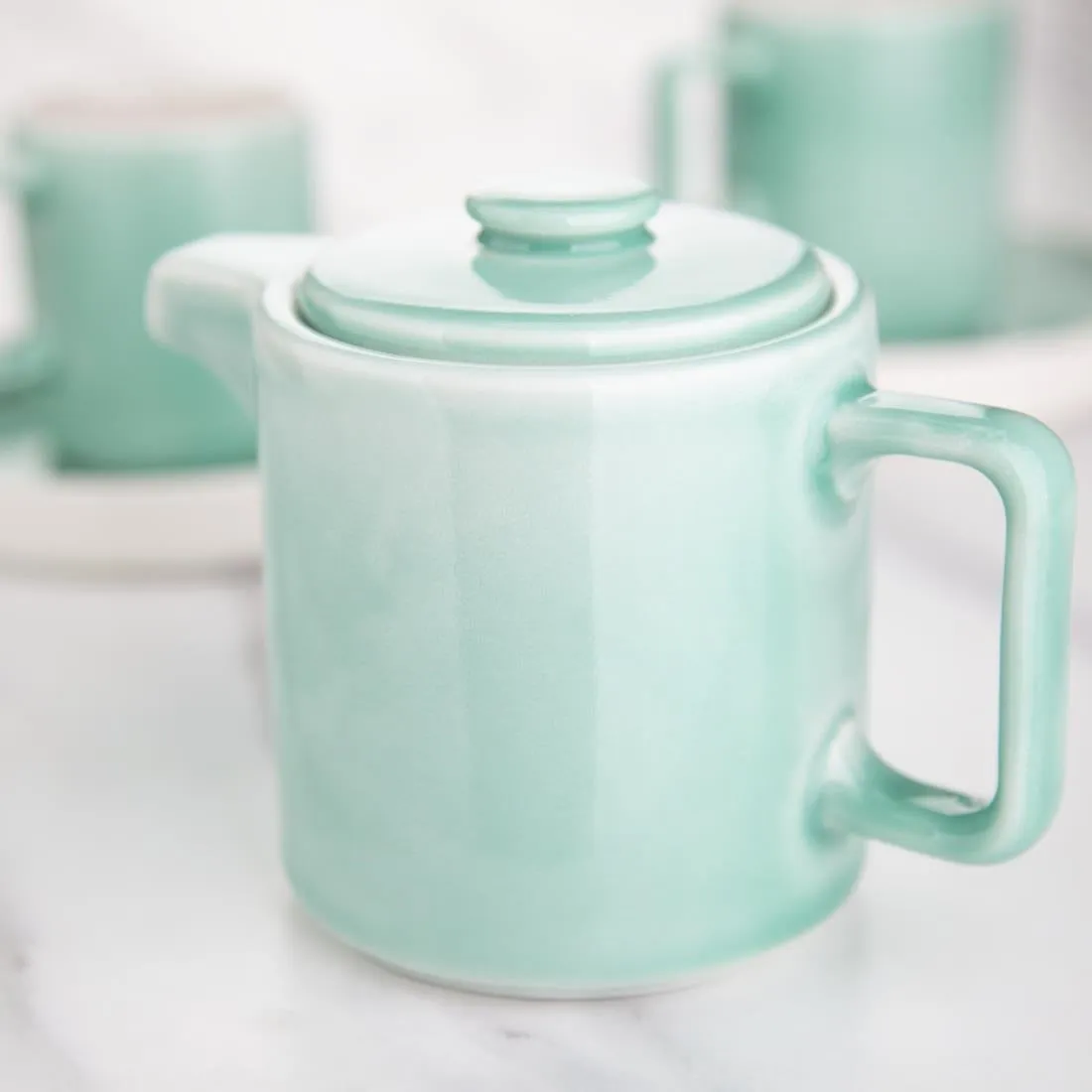 CU439 Olympia Fondant Tea Pot Mint - 450ml 15.2fl oz (Box 2)