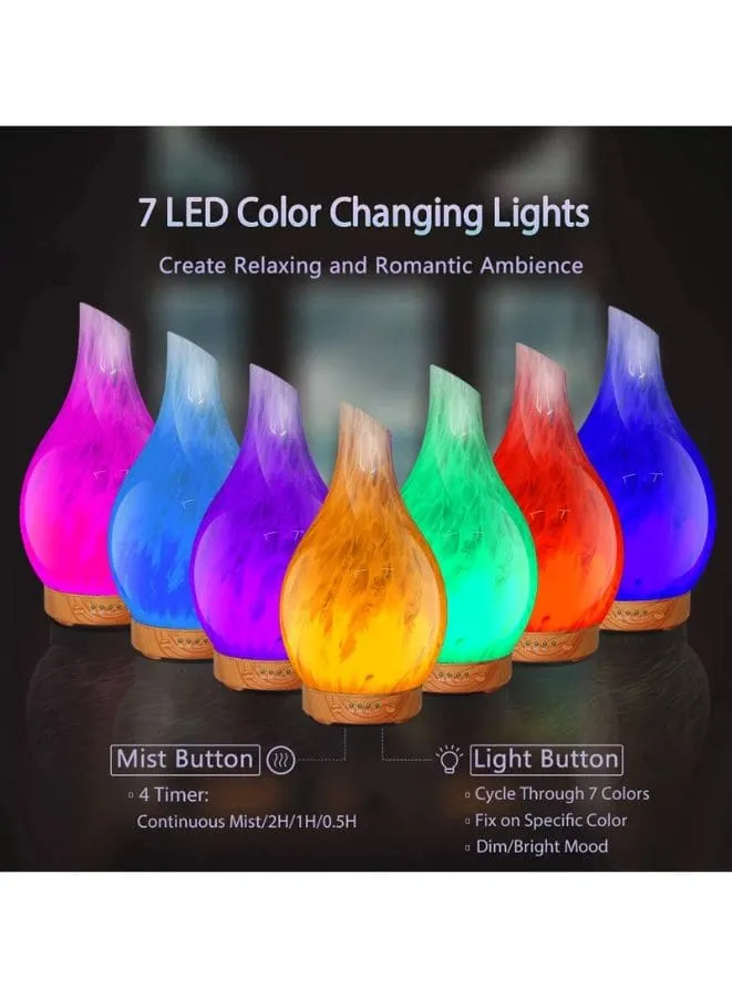 Deep Grain 3D Glass Aromatherapy Diffuser: Transform Your Space into a Serene Haven of Bliss, 120ml