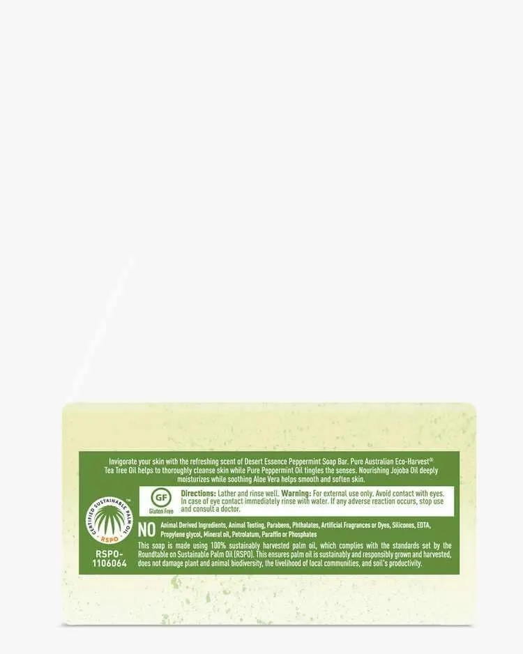 Desert Essence Peppermint Soap 5 oz Bar