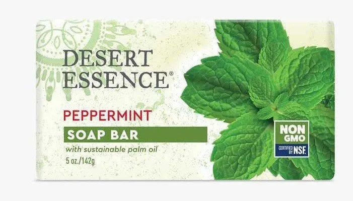 Desert Essence Peppermint Soap 5 oz Bar