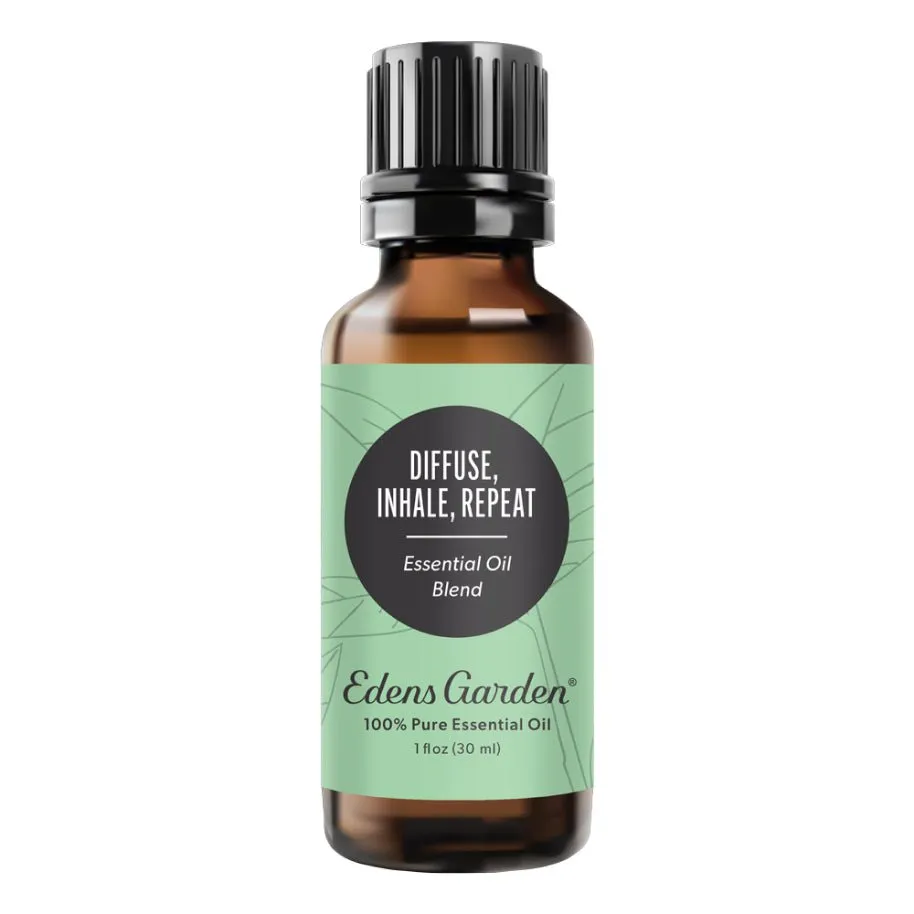 Diffuse, Inhale, Repeat Essential Oil Blend- Simple, Effective Aromatic Bliss