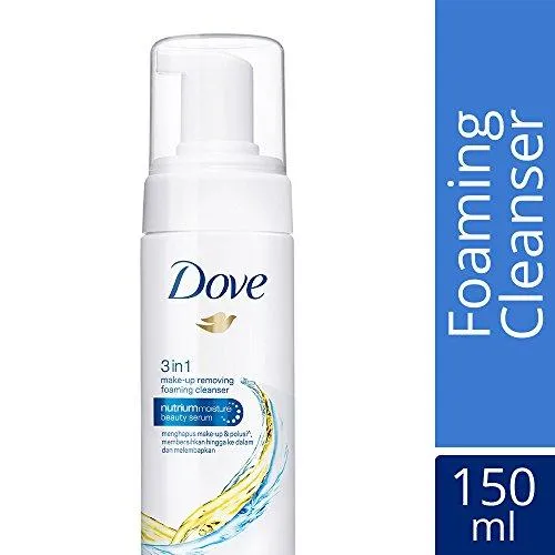 Dove 3 in 1 Makeup Removing Foaming Cleanser, 150ml