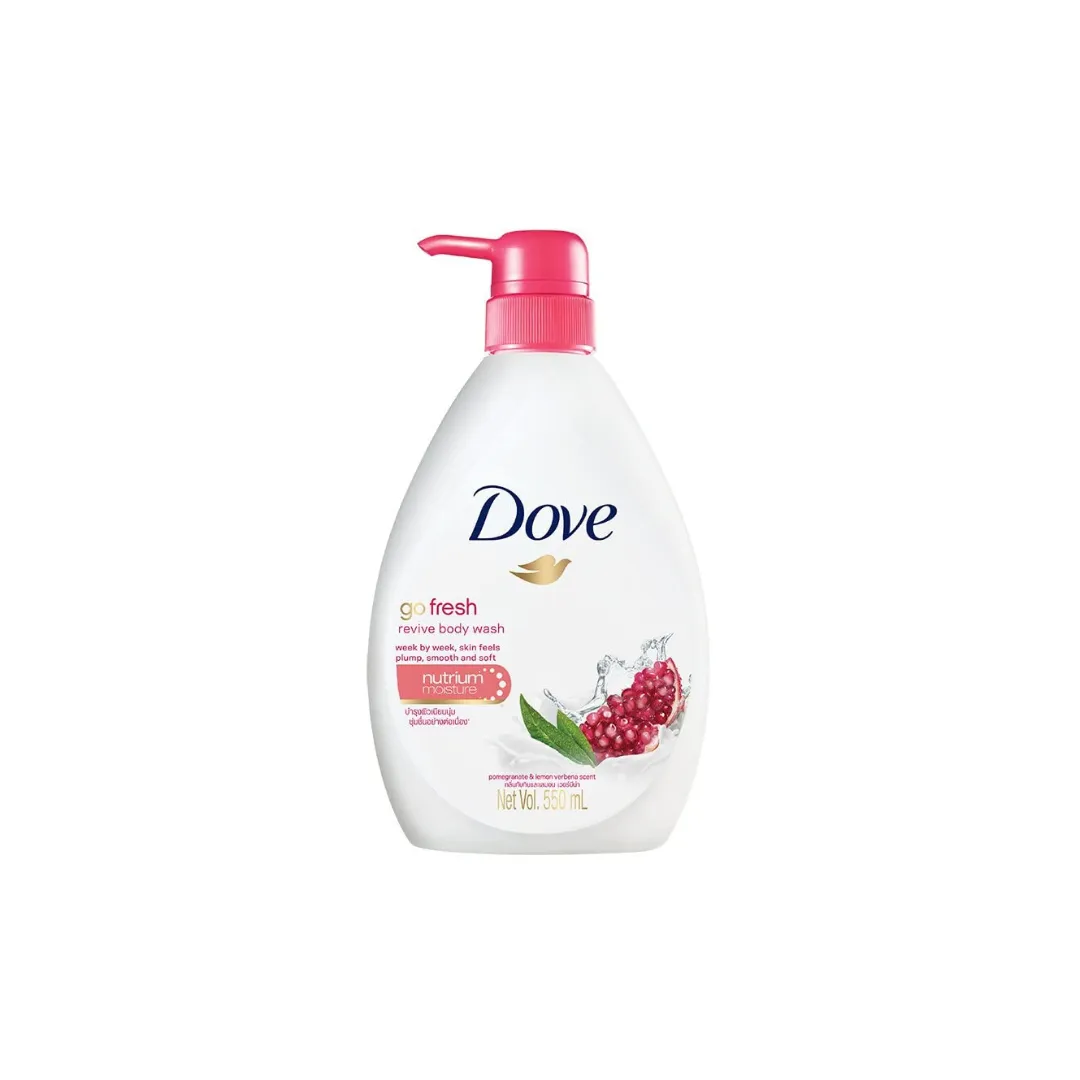 Dove Go Fresh Revive Body Wash, Pomegranate and Lemon Verbena Imported 500ml