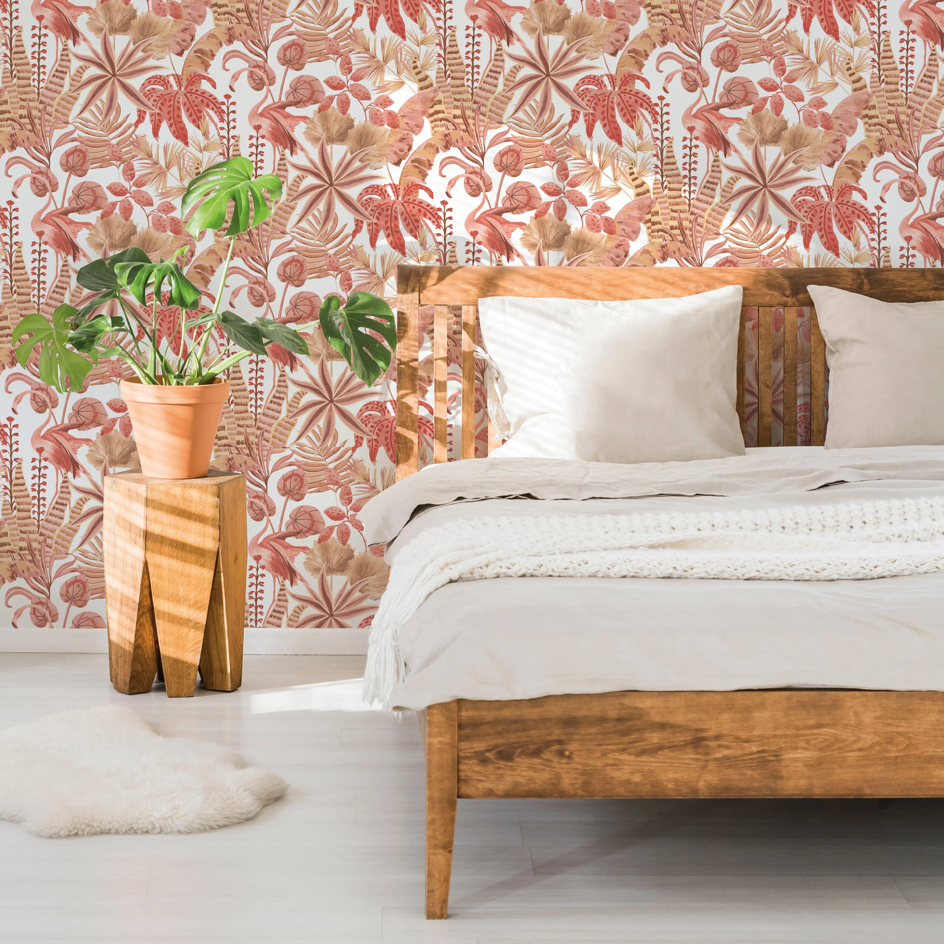 Flamingo Daydream Peel and Stick Wallpaper