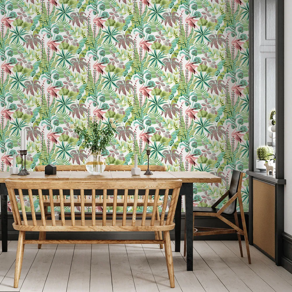 Flamingo Daydream Peel and Stick Wallpaper