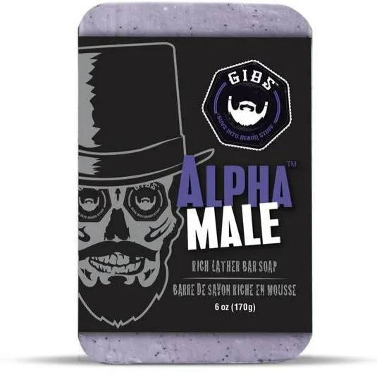 Gibs Grooming Alpha Male Exfoliating Bar Soap