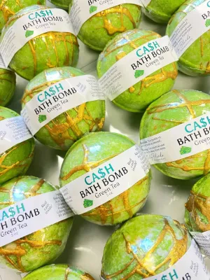 Green Tea Cash Bath Bomb