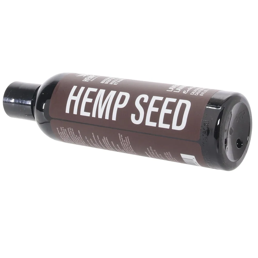 Hemp Seed Massage Oil 8oz/236ml in Lavender