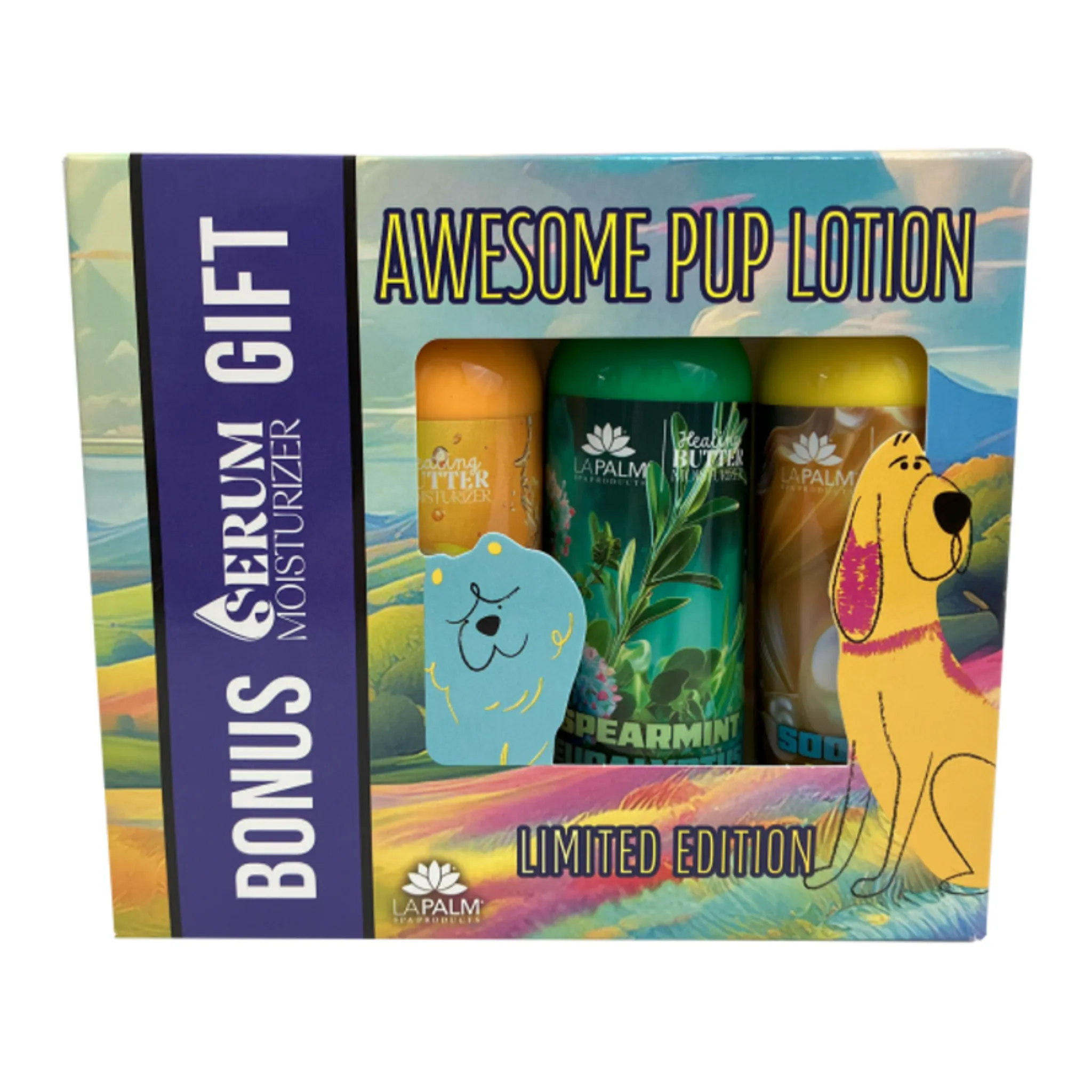 Lapalm Holiday Lotion Gift Box - Awesome Pup