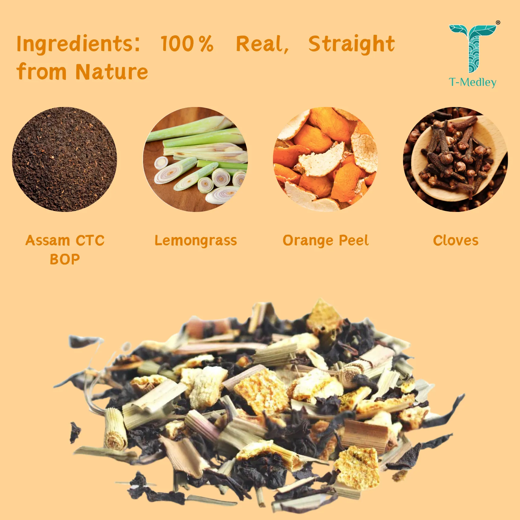 Lemongrass & Orange Chai (250 gms)