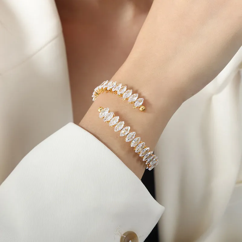 Luxurious Light Luxury Zircon Bracelet for Women