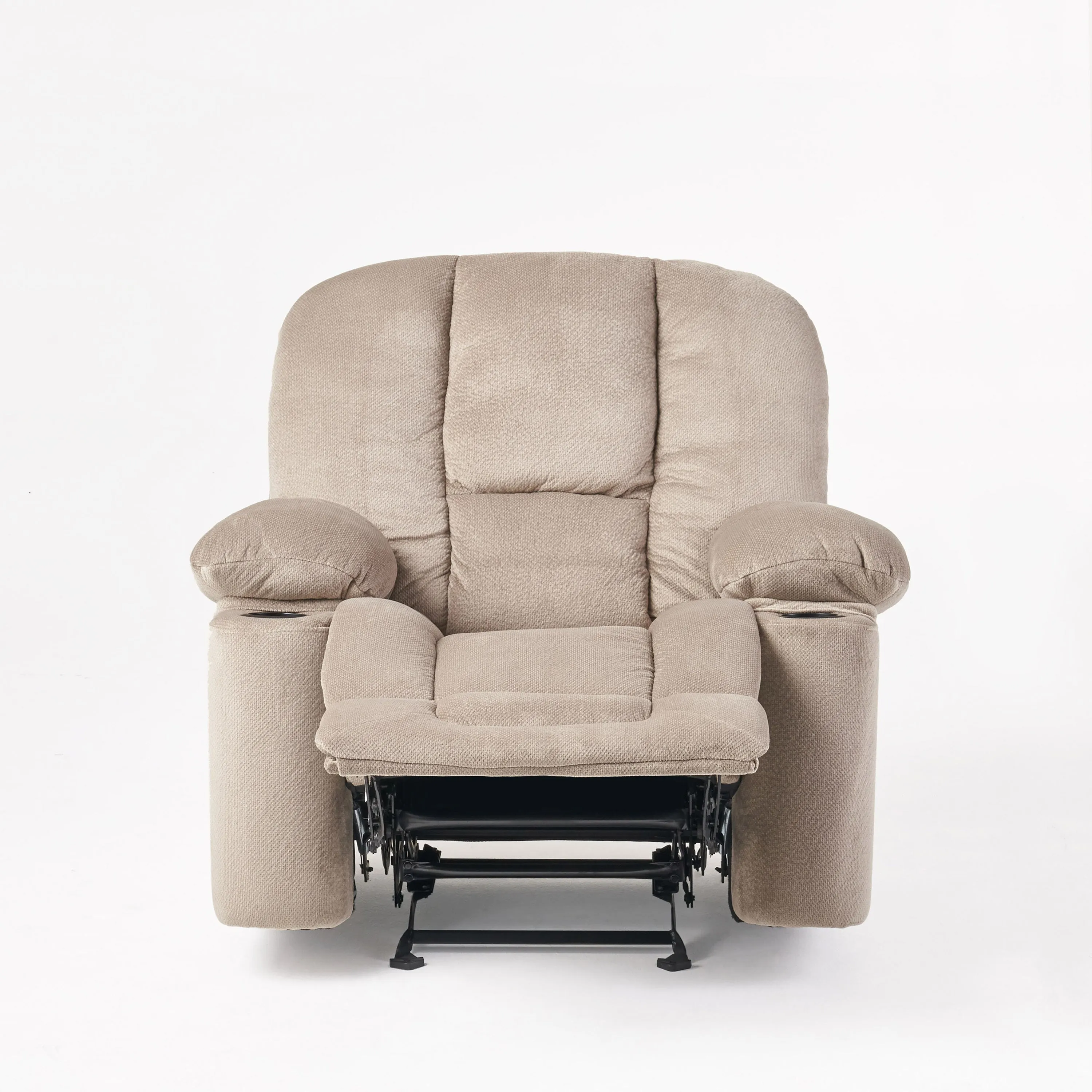 Luxurious Manual Recliner Chair - Coffee