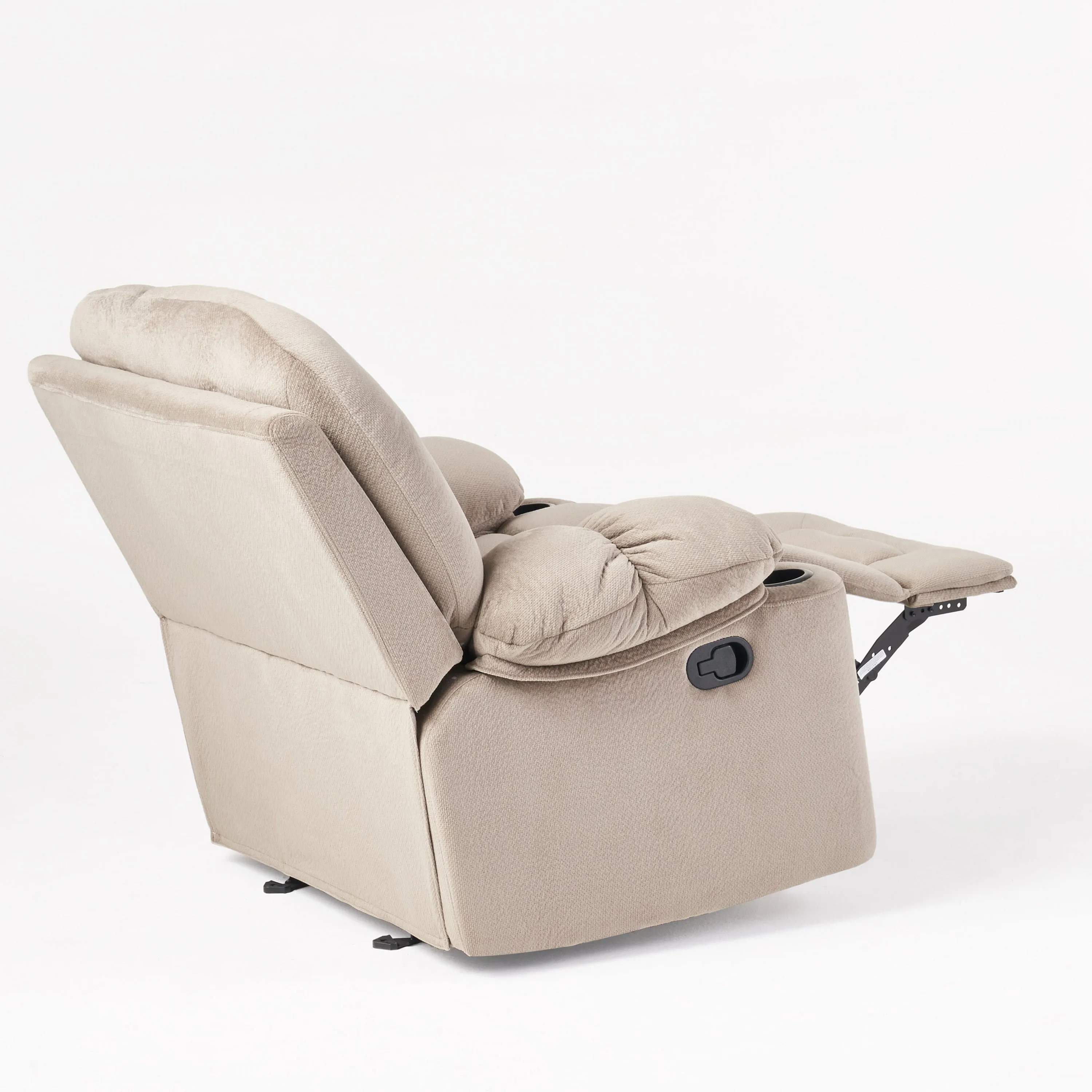 Luxurious Manual Recliner Chair - Coffee