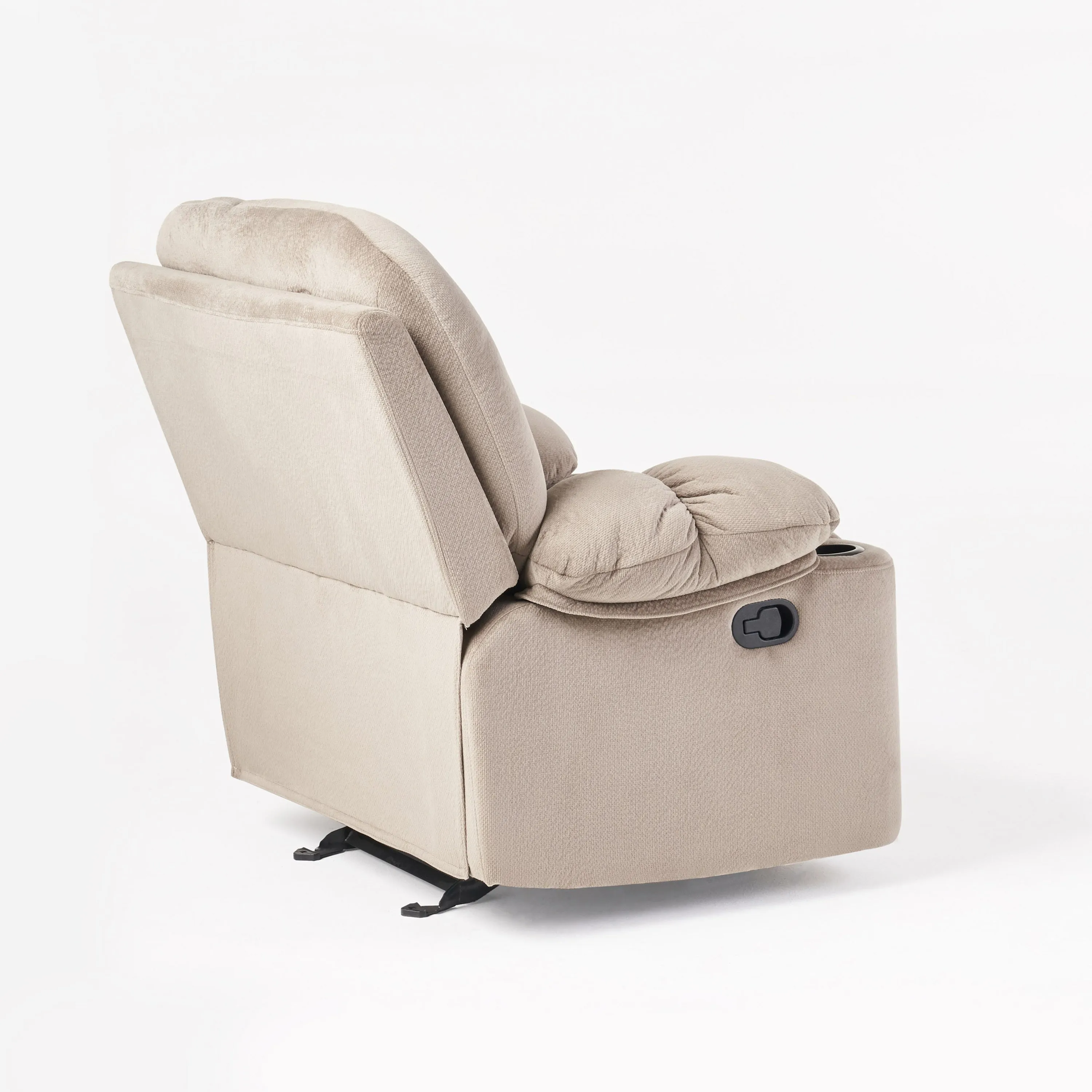 Luxurious Manual Recliner Chair - Coffee