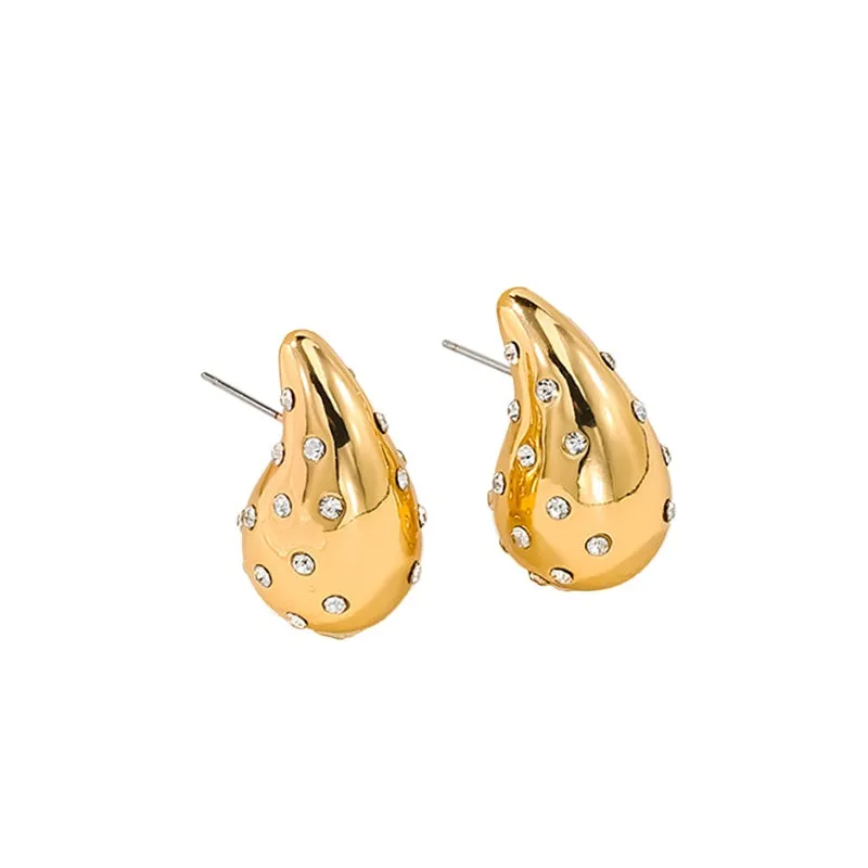 Luxurious Water Droplet Earrings - Vienna Verve Collection