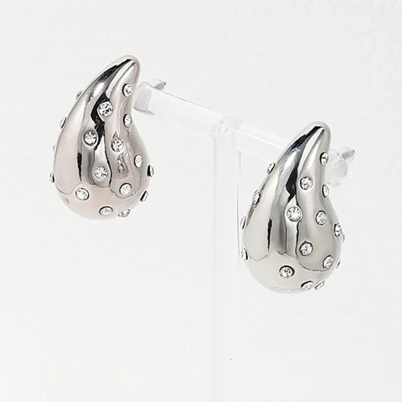 Luxurious Water Droplet Earrings - Vienna Verve Collection