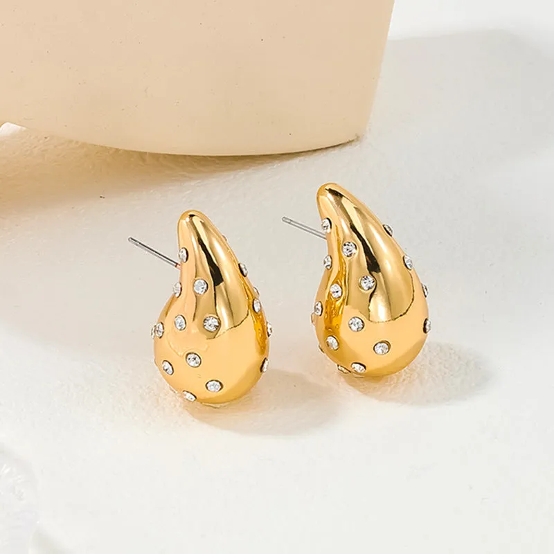 Luxurious Water Droplet Earrings - Vienna Verve Collection