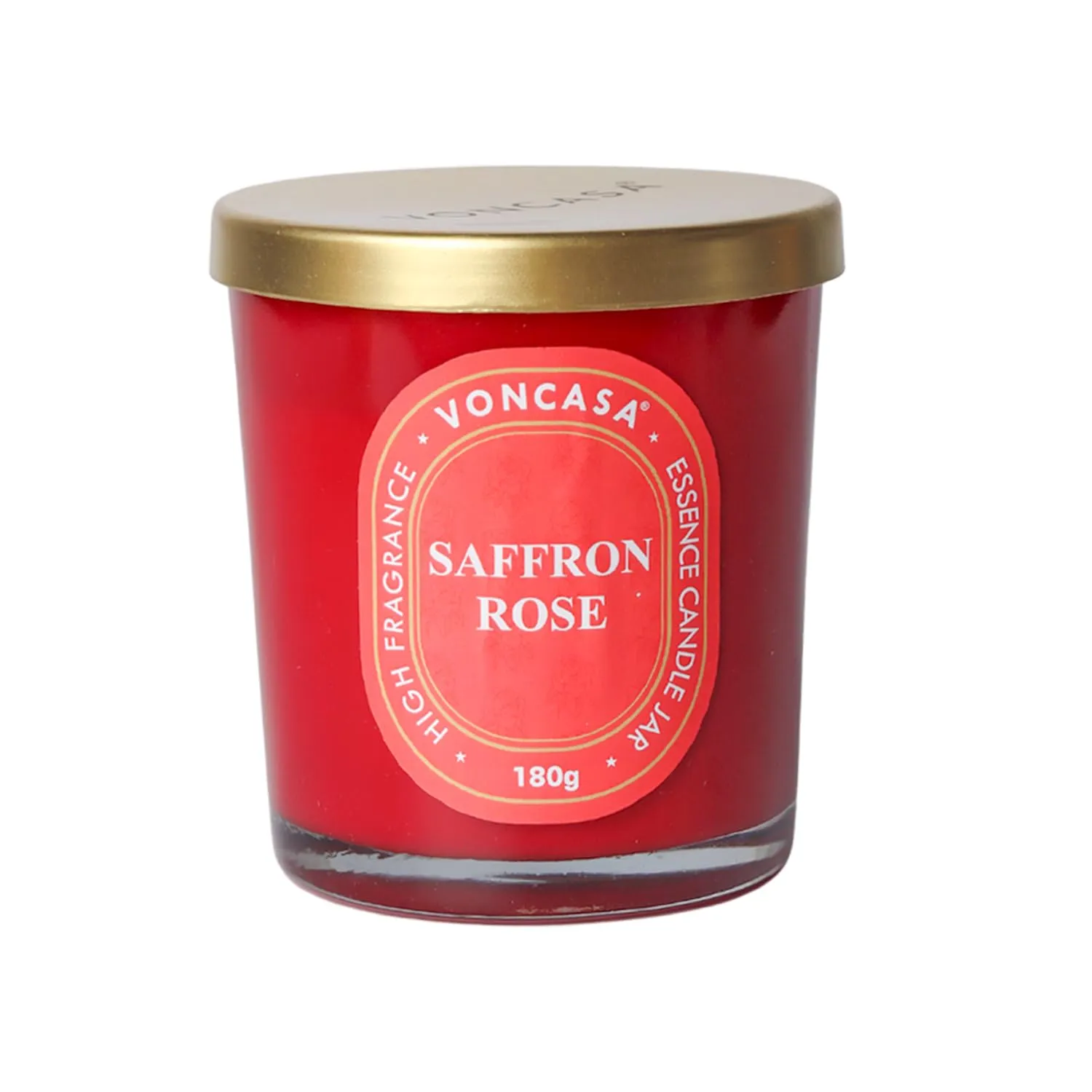 Market99 Saffron Rose Candle Eco-Friendly & Non-Toxic - Infused with Essential Oils - with Sea-Breeze Scented Candles Diwali Gift Pack - 30 Hr Burn Time - 180 gm