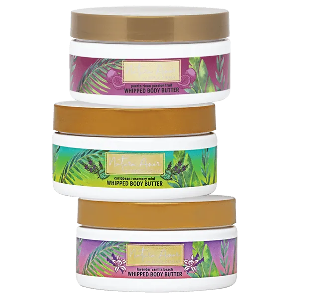 Natura Amor Whipped Body Butter 8 oz. - Various Scents