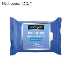 Neutrogena Makeup Remover Facial Wipes Deep Clean Pack Of 25 Wipes