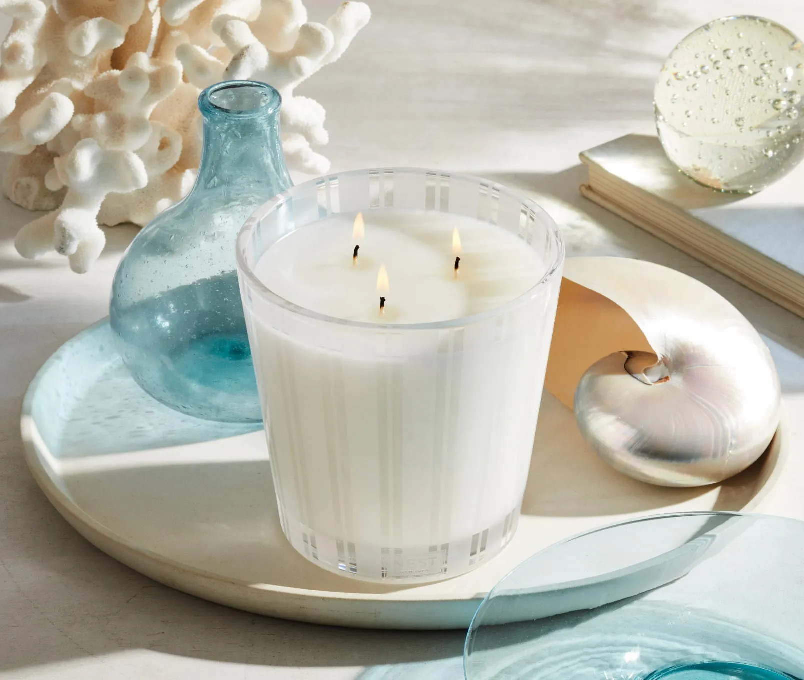 Ocean Mist & Sea Salt 3-Wick Candle