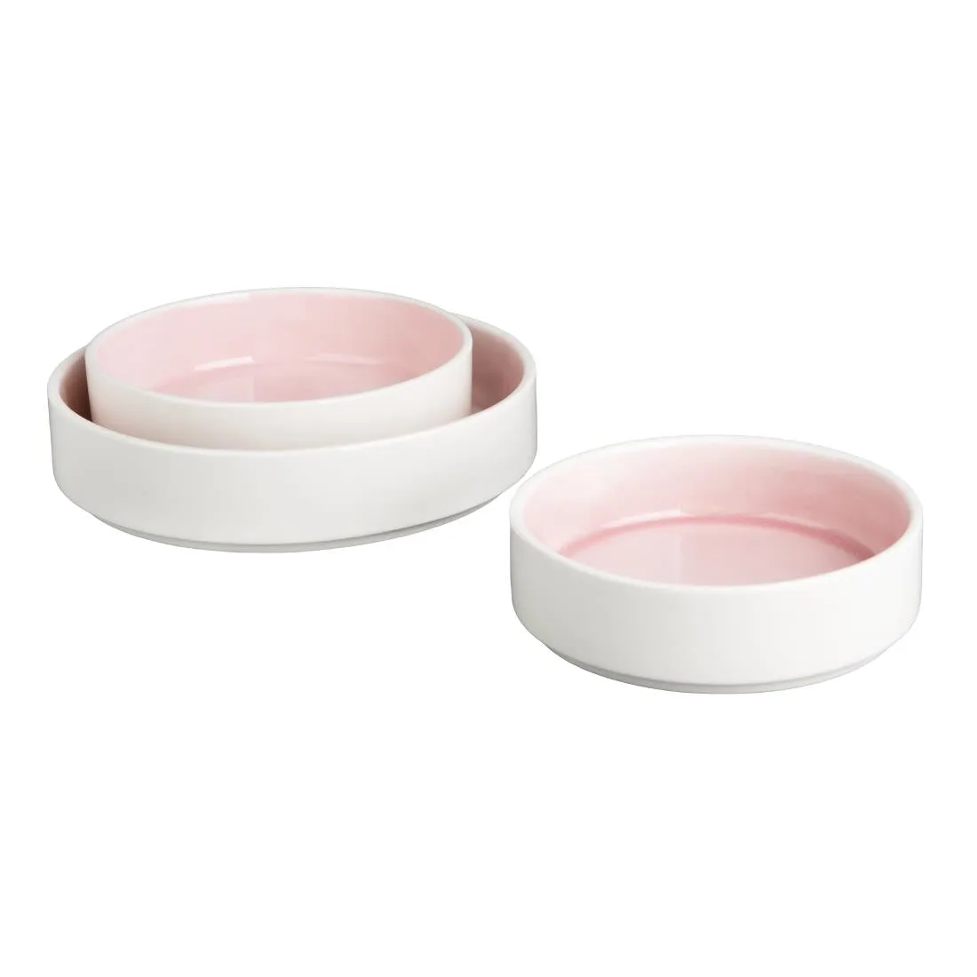 Olympia Fondant Bowls Pink 215mm (Pack of 4) - CU450