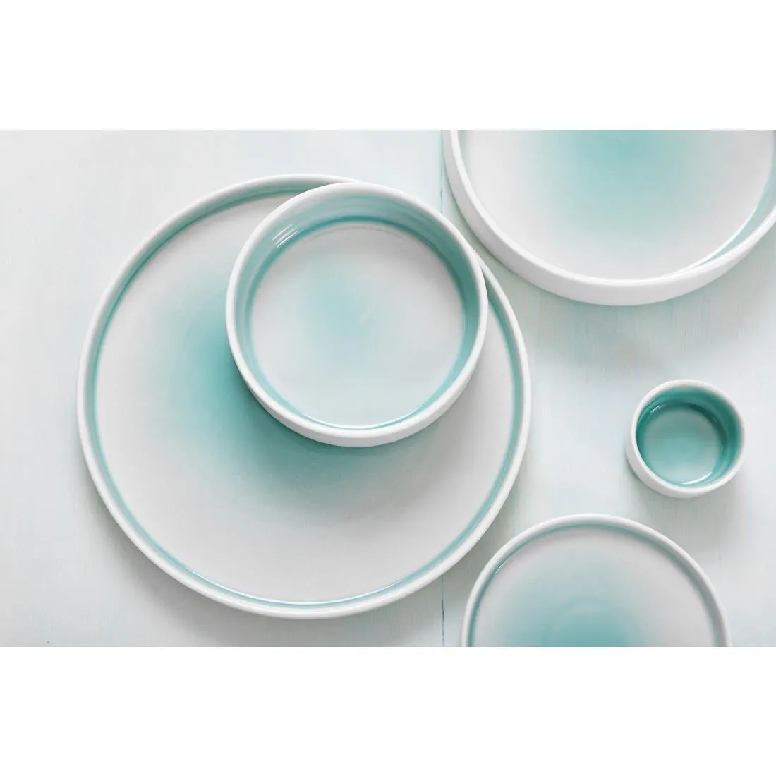 Olympia Fondant Plates Mint 156mm (Pack of 6) - CU429