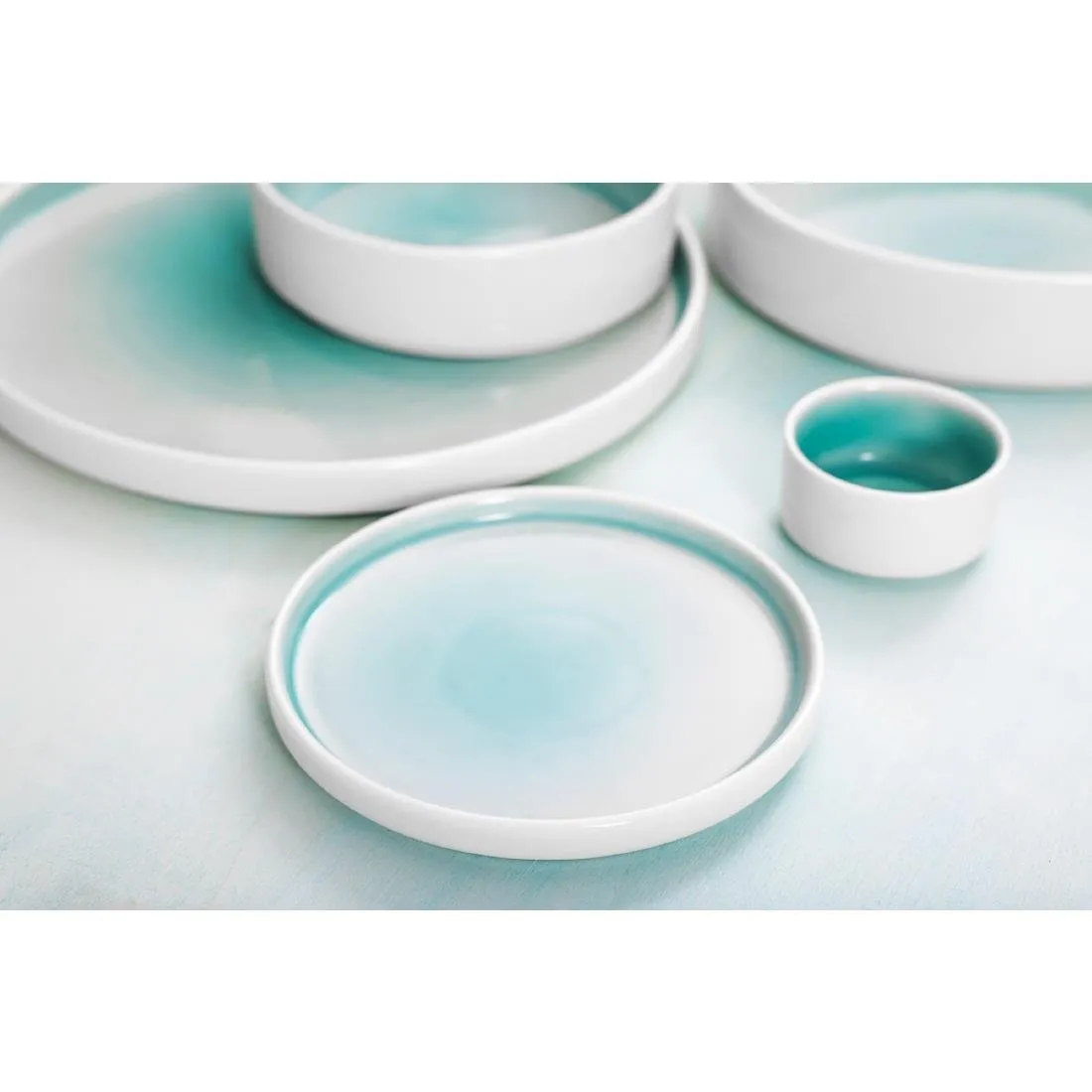 Olympia Fondant Plates Mint 156mm (Pack of 6) - CU429