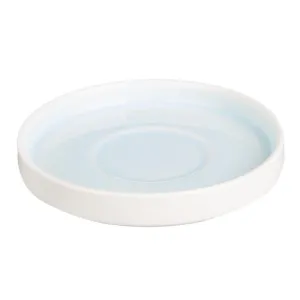 Olympia Fondant Saucers Aqua 136mm (Pack of 6) - CU185