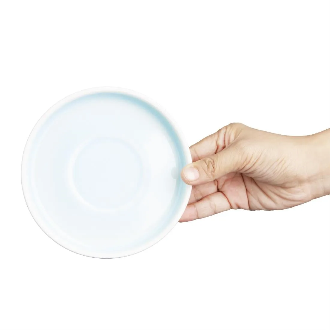 Olympia Fondant Saucers Aqua 136mm (Pack of 6) - CU185