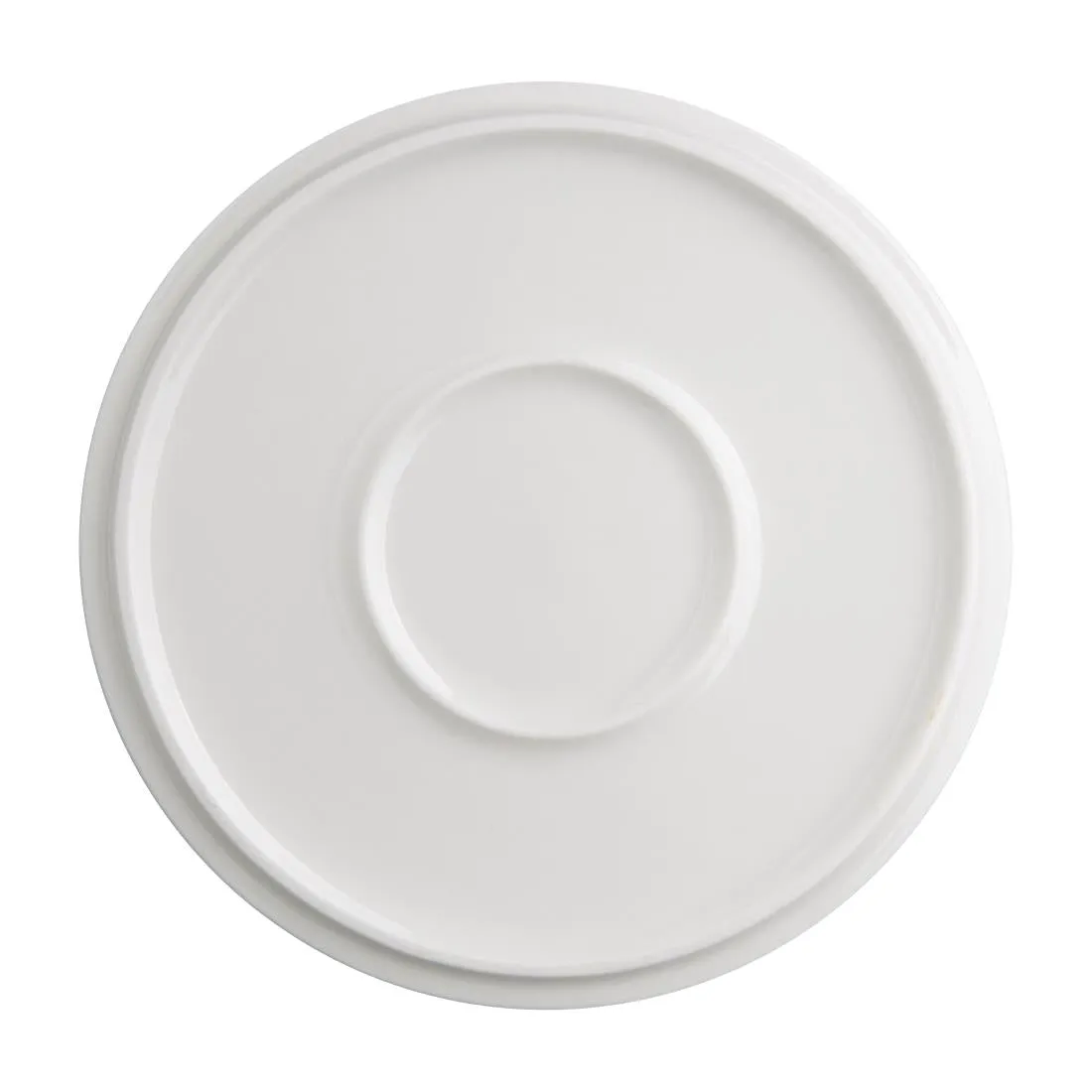 Olympia Fondant Saucers Lemon 155mm (Pack of 6) - CU427