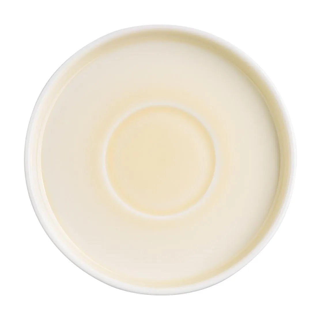 Olympia Fondant Saucers Lemon 155mm (Pack of 6) - CU427