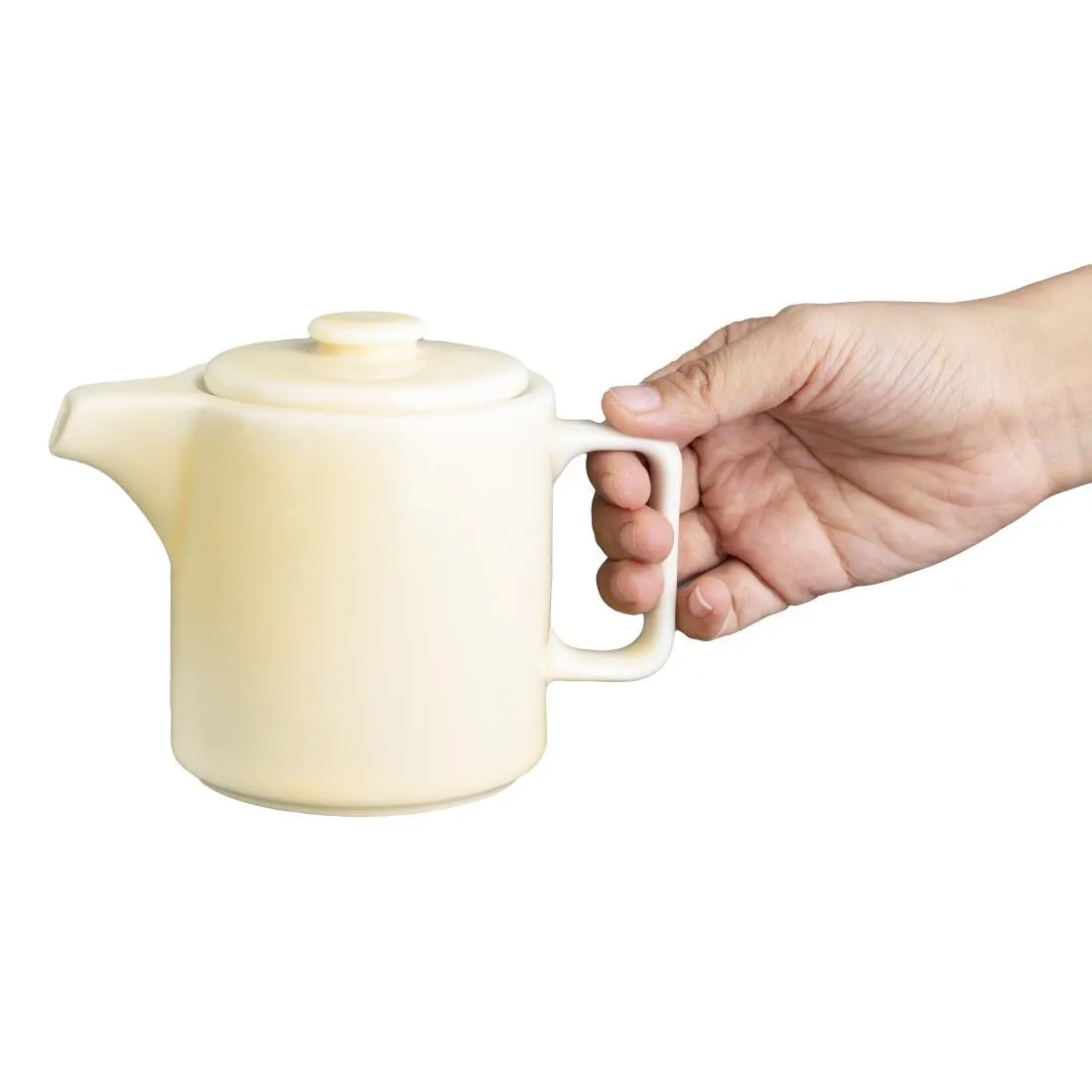 Olympia Fondant Tea Pots Lemon 450ml (Pack of 2) - CU421